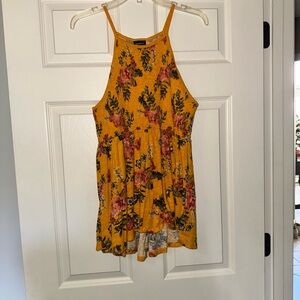 Torrid Yellow Floral Camisole Top